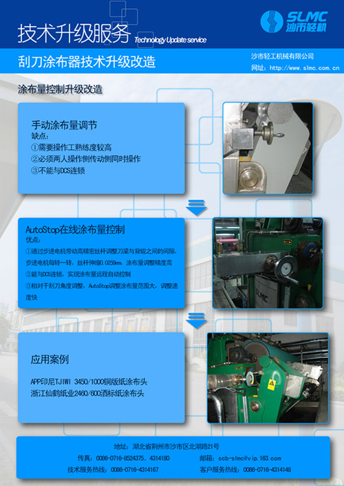 涂布量控制升级刷新